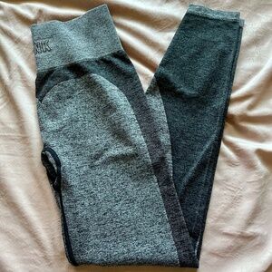 PINK Heather Grey Leggings S